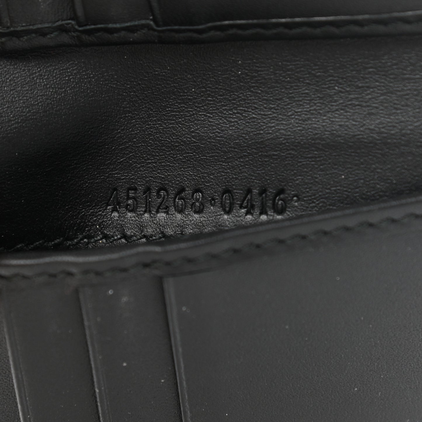 GG Supreme Monogram Selleria Calfskin Kingsnake Nice Bi-Fold Wallet Beige Ebony Multicolor Black