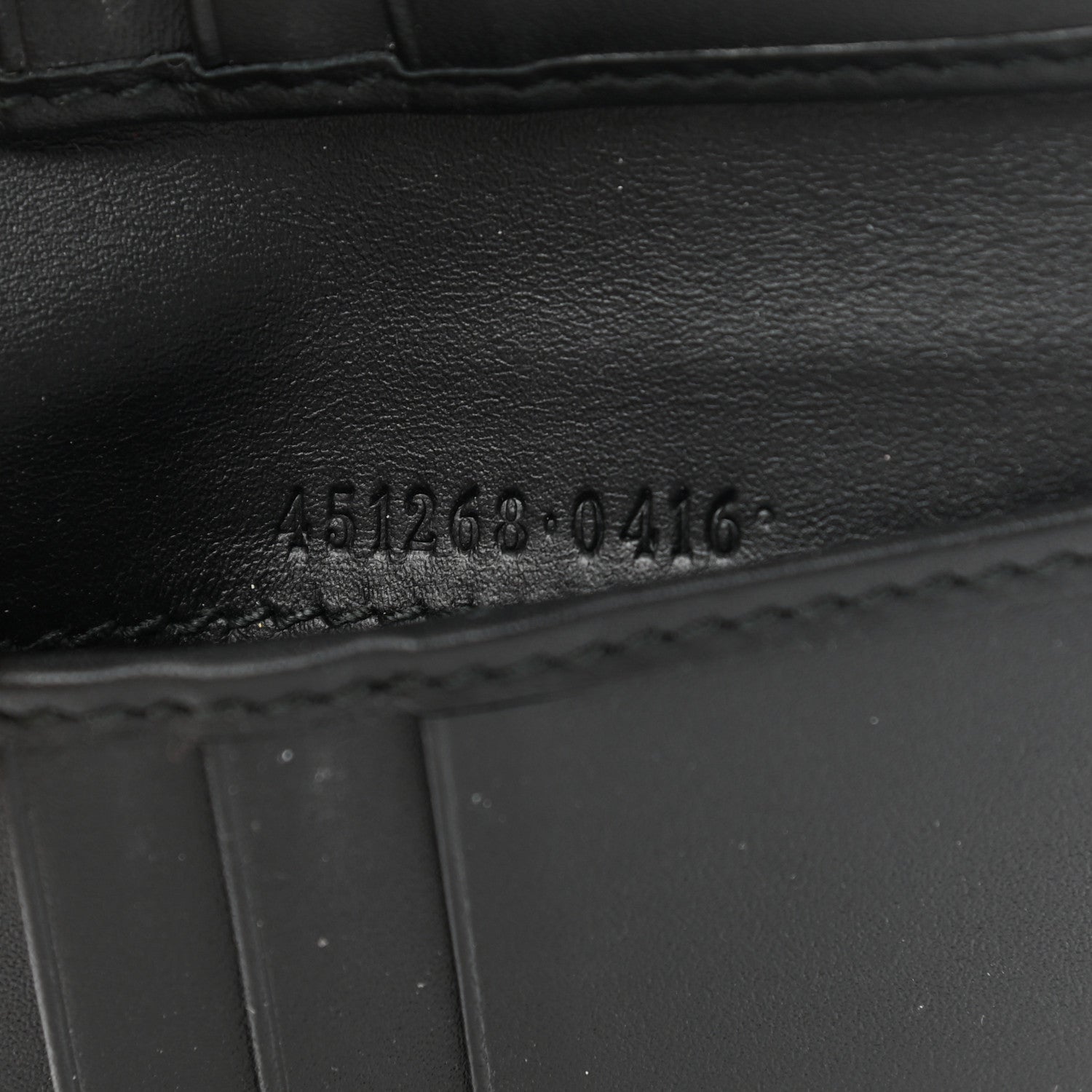 Gucci GG Supreme Monogram Selleria Calfskin Kingsnake Nice Bi-Fold Wallet Beige Ebony Multicolor Black 7 of 8