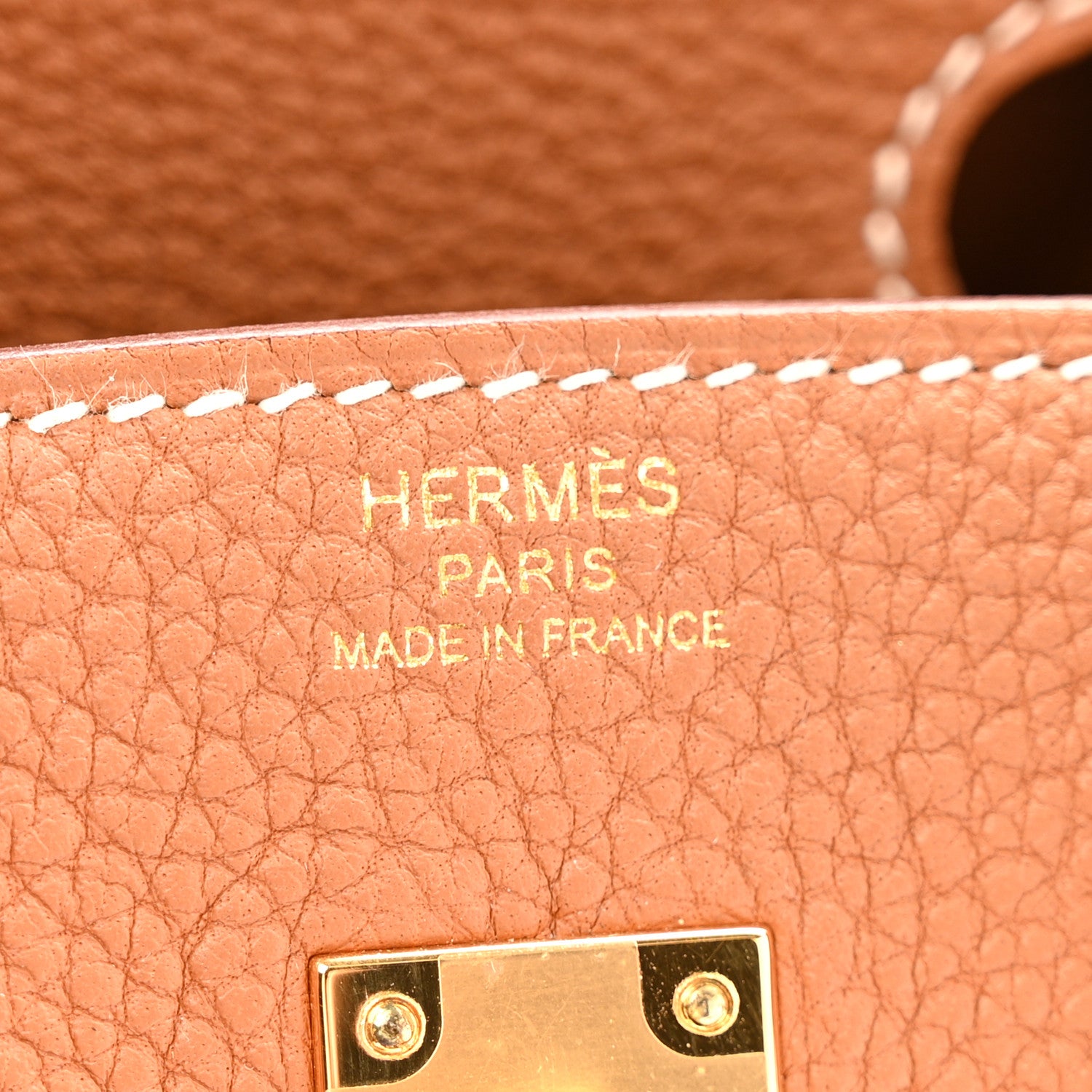 Hermes Togo Birkin 25 Gold 6 of 14