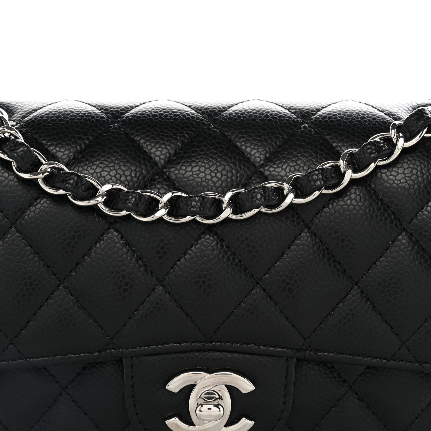 Chanel Caviar Quilted Small Double Flap Black 7 of 9