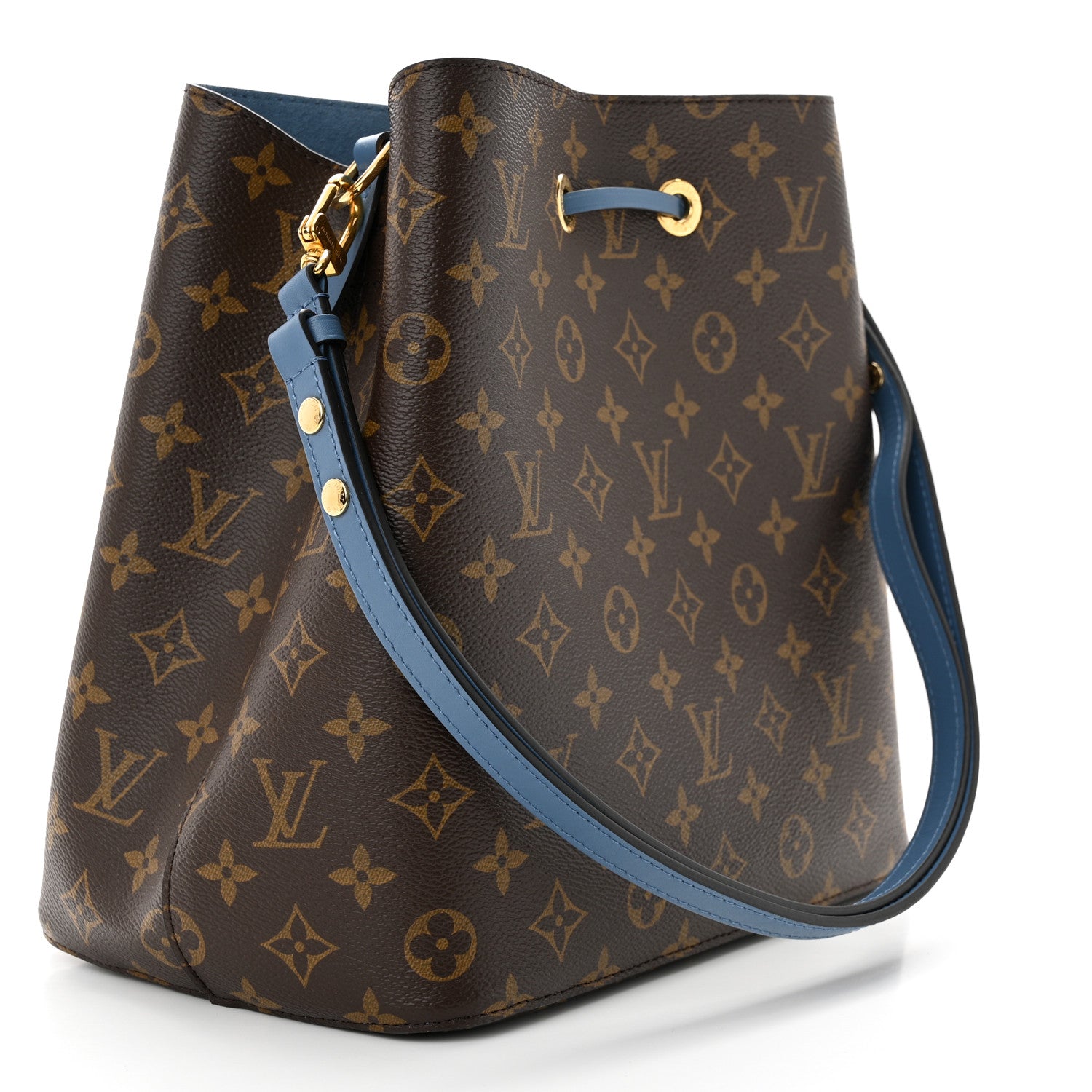 Louis Vuitton LOUIS VUITTON Monogram Neonoe MM Blue Jean 3 of 9
