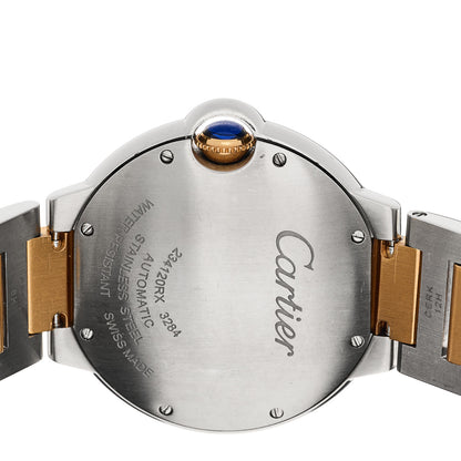 Cartier Stainless Steel 18K Pink Gold Diamond 36mm Ballon Bleu De Cartier Automatic Watch 4 of 4