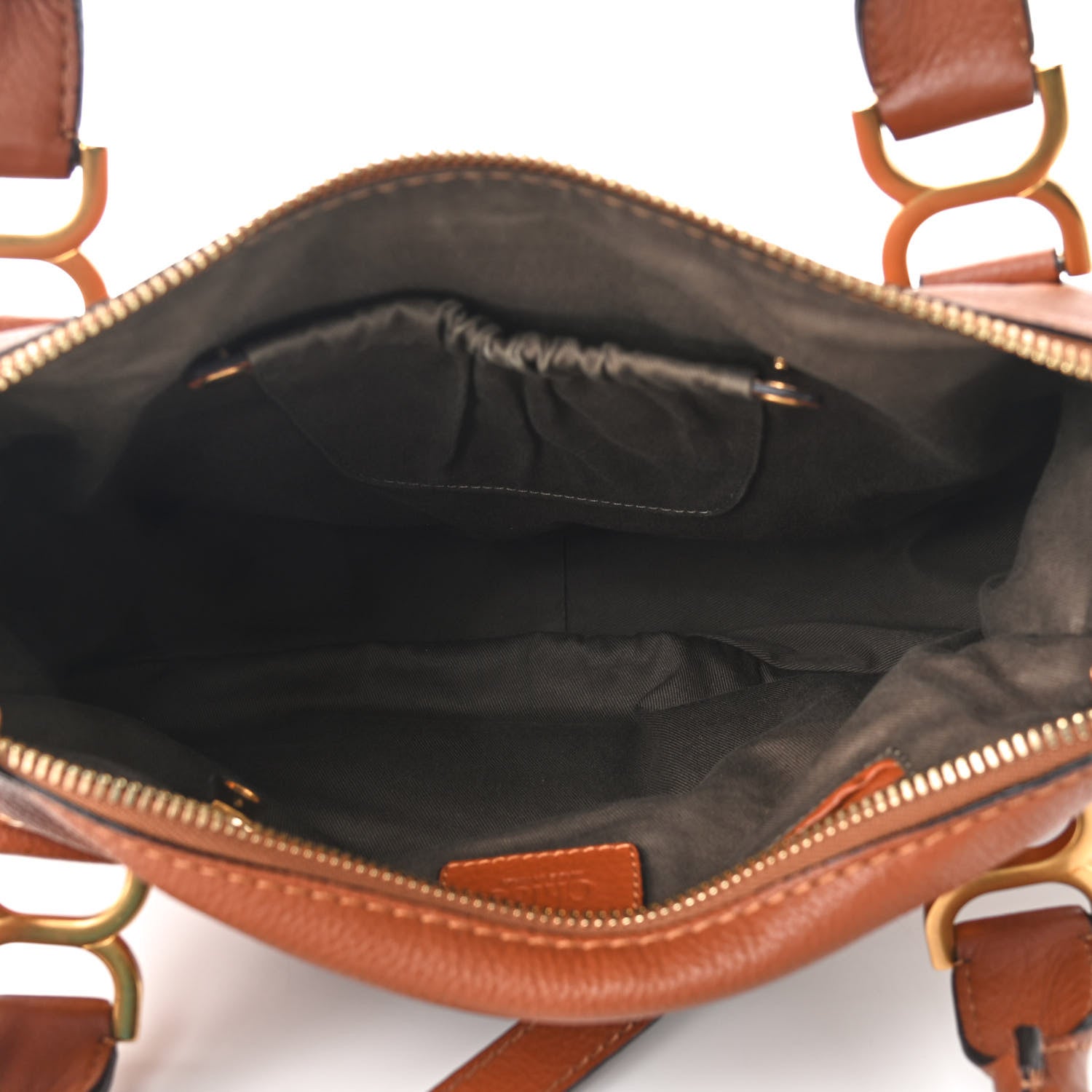 Chloe Calfskin Medium Marcie Satchel Tan 5 of 8