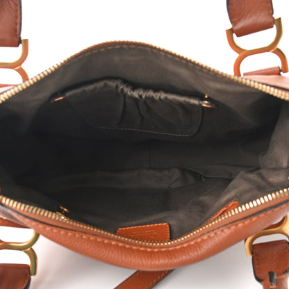 Chloe Calfskin Medium Marcie Satchel Tan 5 of 8
