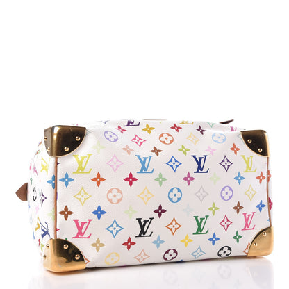 Louis Vuitton Monogram Multicolor Speedy 30 White 4 of 11