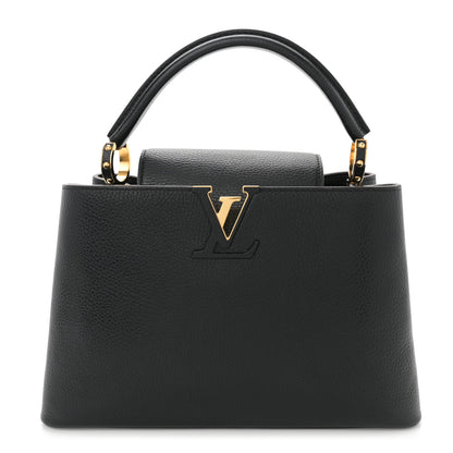 Louis Vuitton Taurillon Capucines PM Black 1 of 11