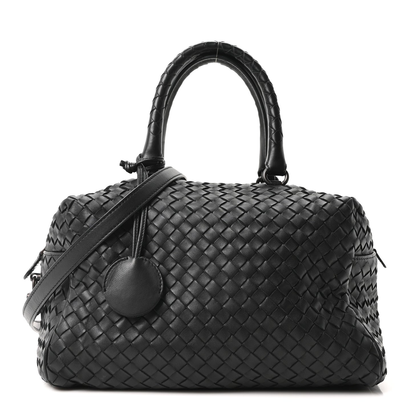 Nappa Intrecciato Boston Black