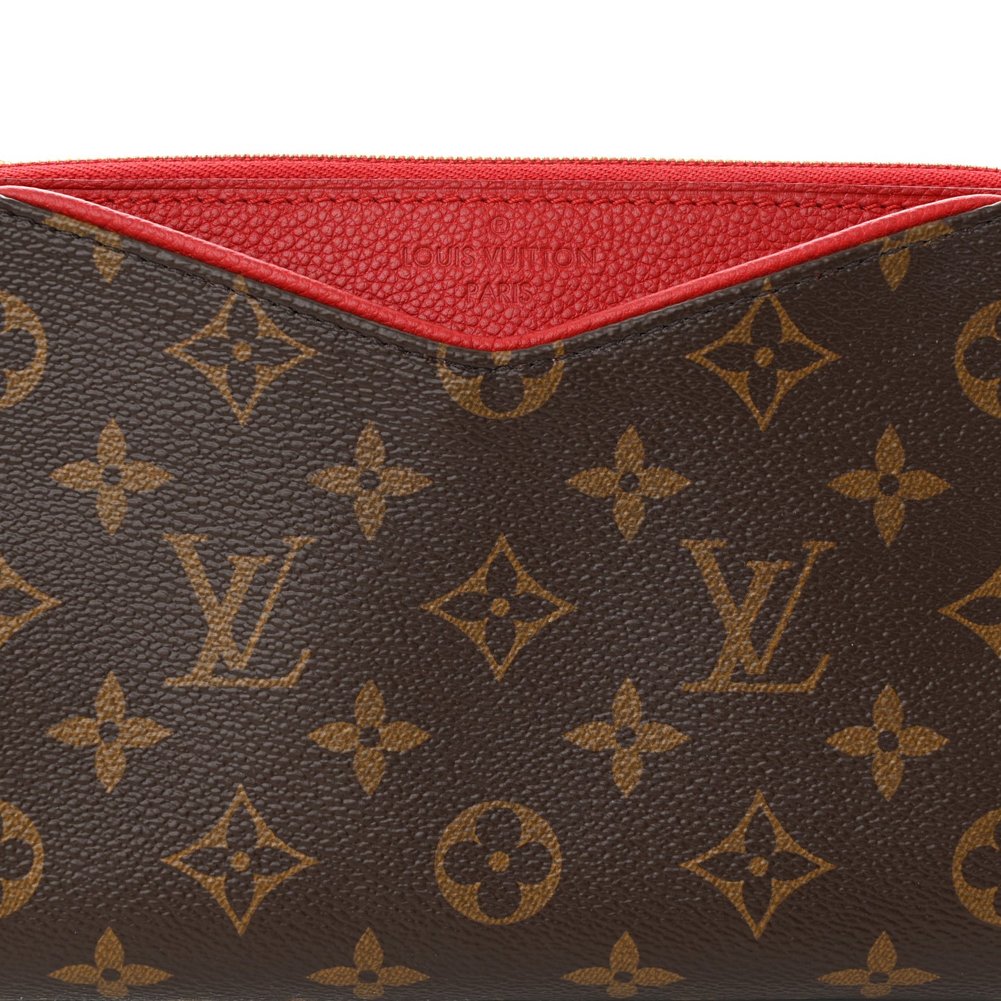 Monogram Pallas Clutch Cherry