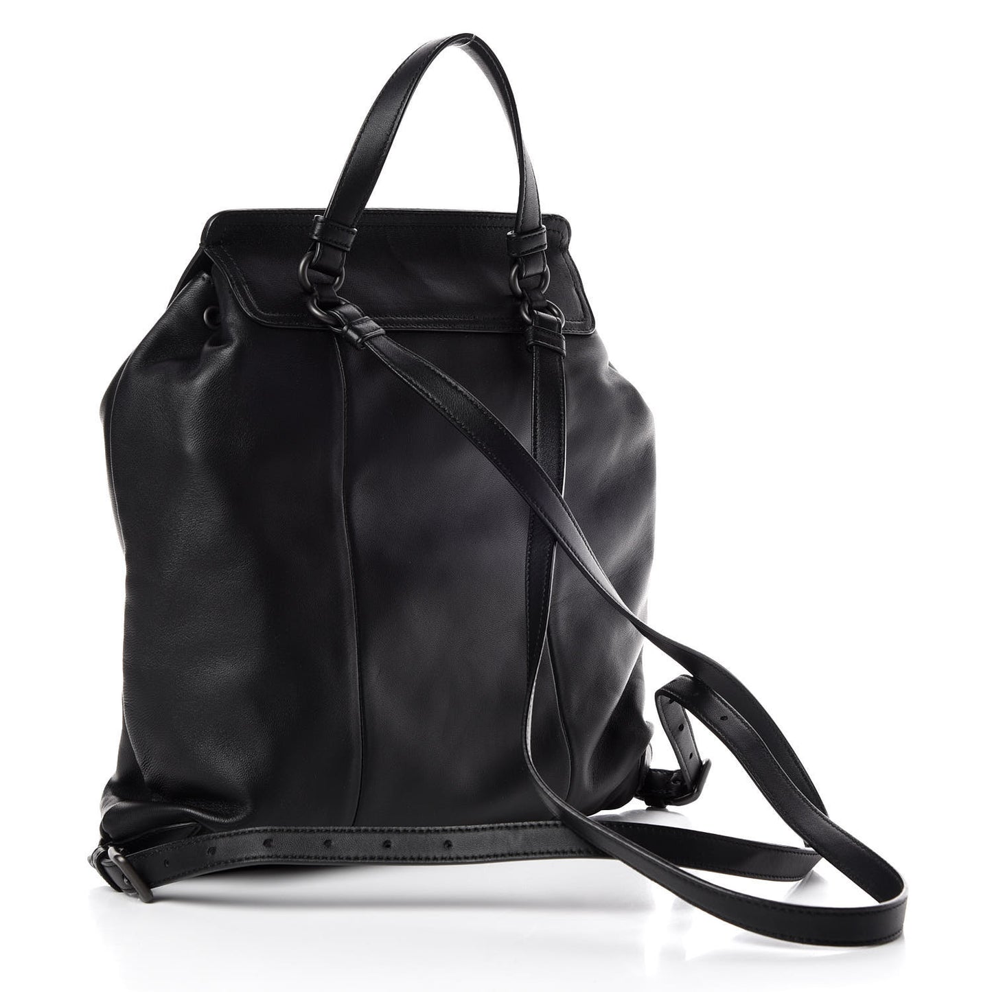 Nappa Intrecciato Backpack Black