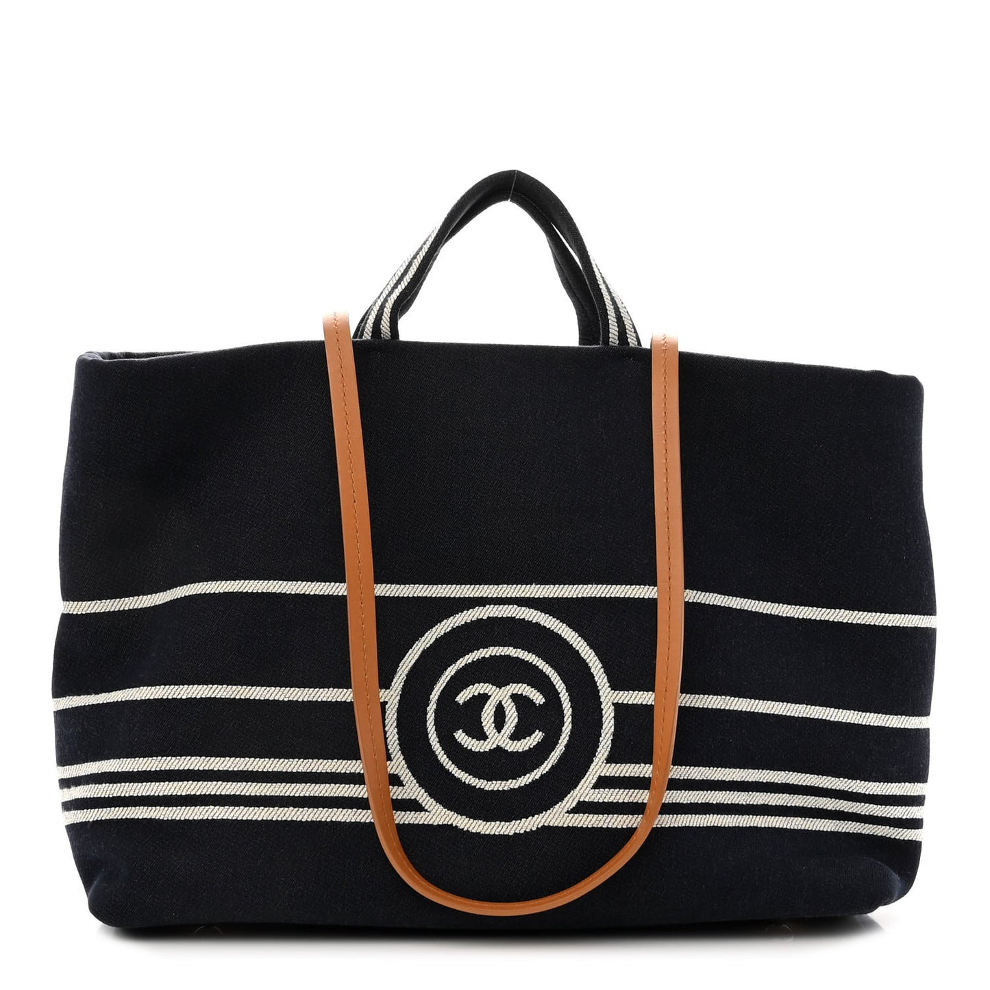 Denim Large Shopping Tote Blue