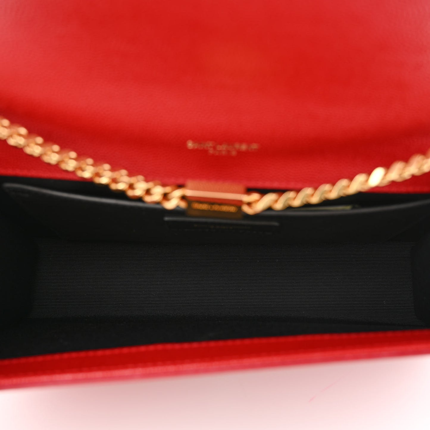 Grain De Poudre Medium Monogram Kate Satchel Red