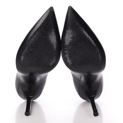 Saint Laurent Calfskin Zoe 105 Pumps 37 Black 6 of 9