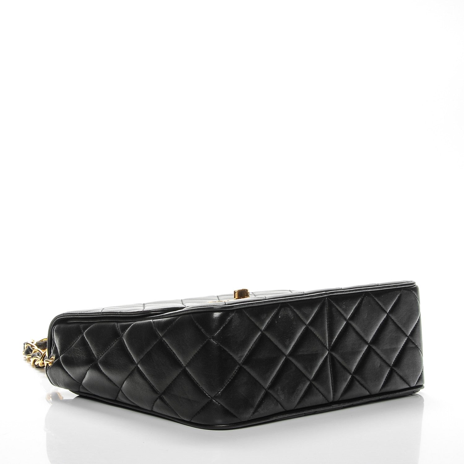 Chanel Lambskin Quilted Medium Single Flap Black 4 of 10