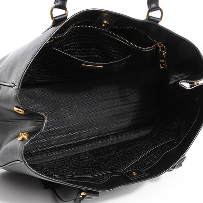 Prada Saffiano Lux Large Tote Nero Black 5 of 10