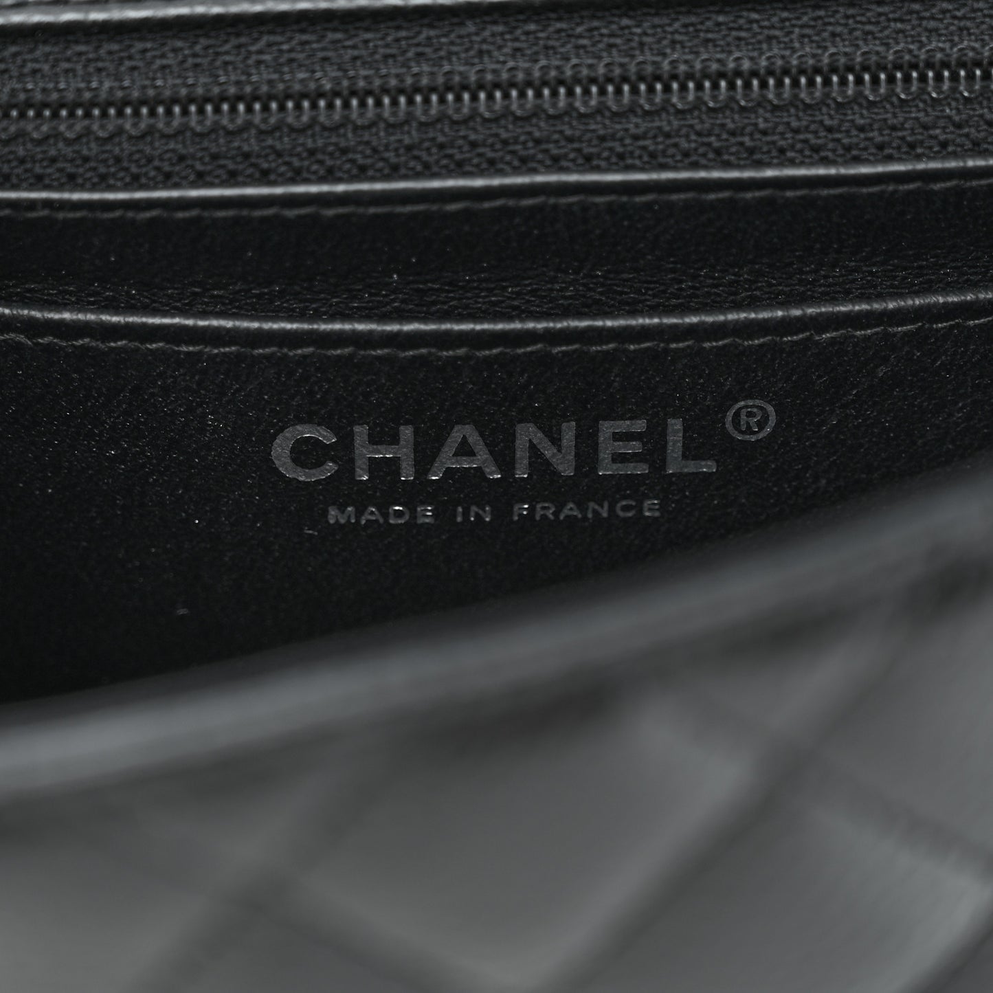Caviar Quilted Mini Square Flap Black