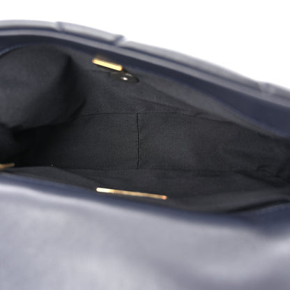 Chanel Lambskin Quilted Medium Chanel 19 Flap Navy Blue 5 of 11