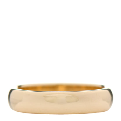 Tiffany 18K Yellow Gold 4.5mm Classic Wedding Band Ring 56 7.5 2 of 4