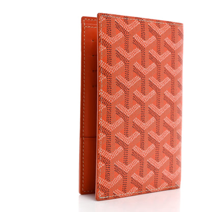 Goyard Goyardine Passport Holder Orange 3 of 7