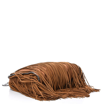 Stella McCartney Eco Suede Fringe Small Falabella Tote Tan 4 of 7