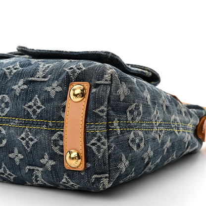 Louis Vuitton Monogram Denim Baggy PM Blue 10 of 10