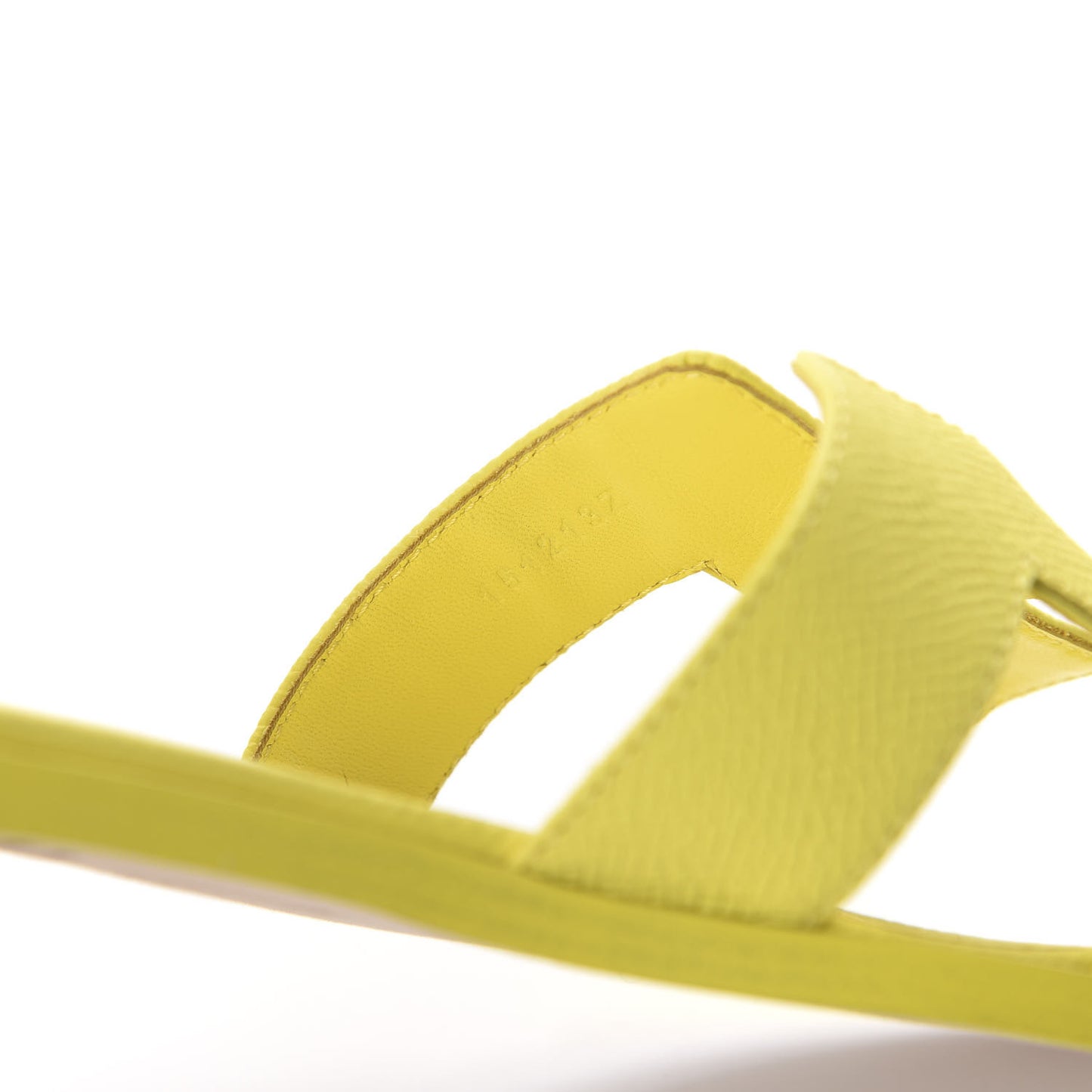 Epsom Oran Sandals 36.5 Jaune Pollen