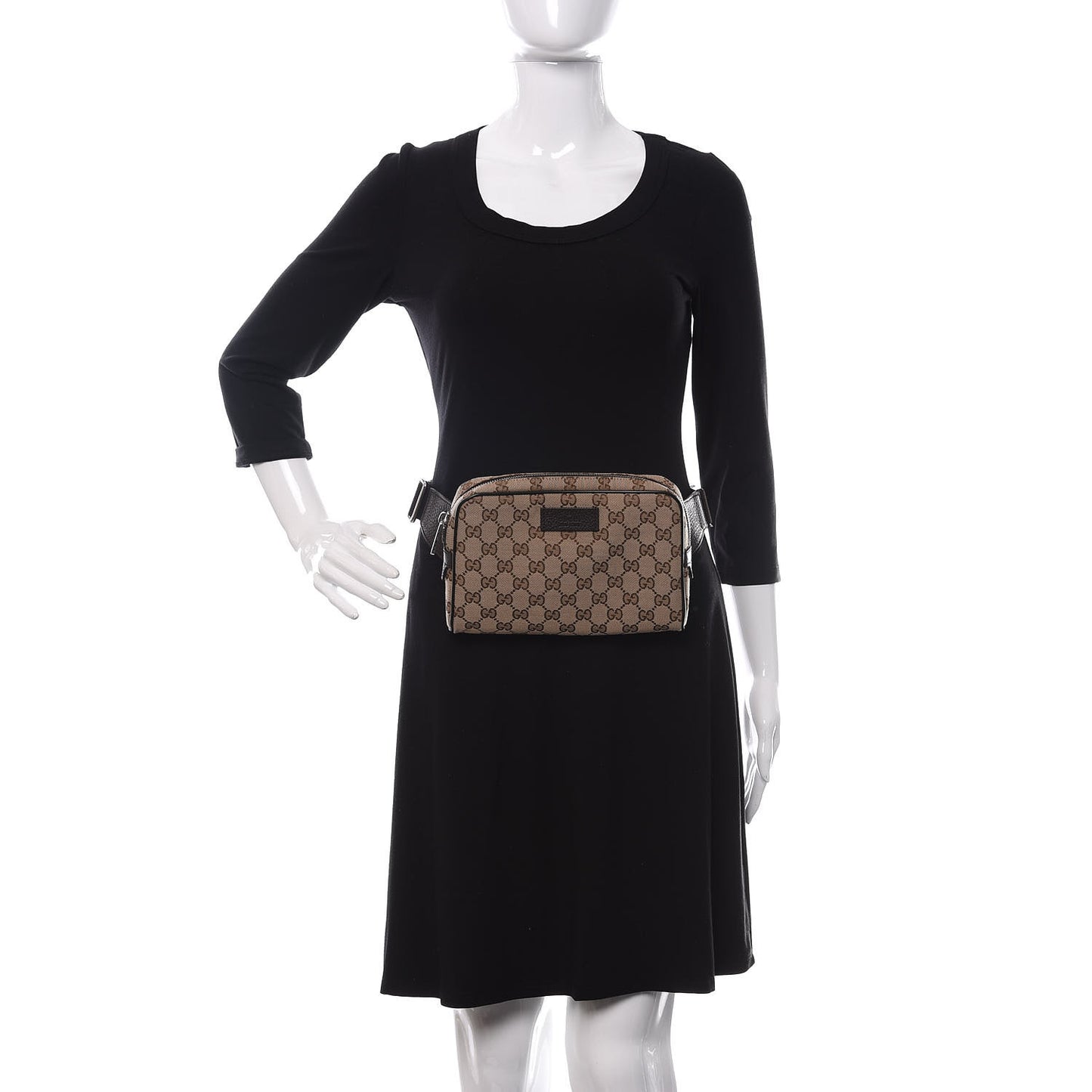Monogram Belt Bag Dark Brown