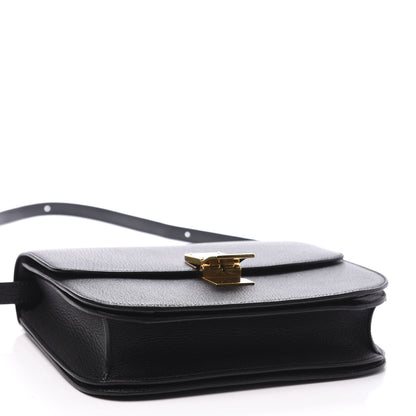 Celine Goatskin Medium Classic Box Flap Bag Black 3 of 10