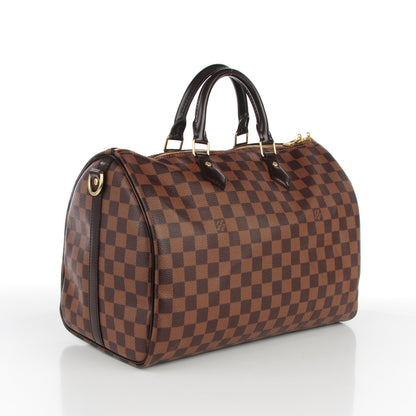 Louis Vuitton Damier Ebene Speedy Bandouliere 35 3 of 10