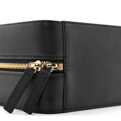 Chanel Calfskin Quilted Travel Kit Vanity Case Black 9 of 11