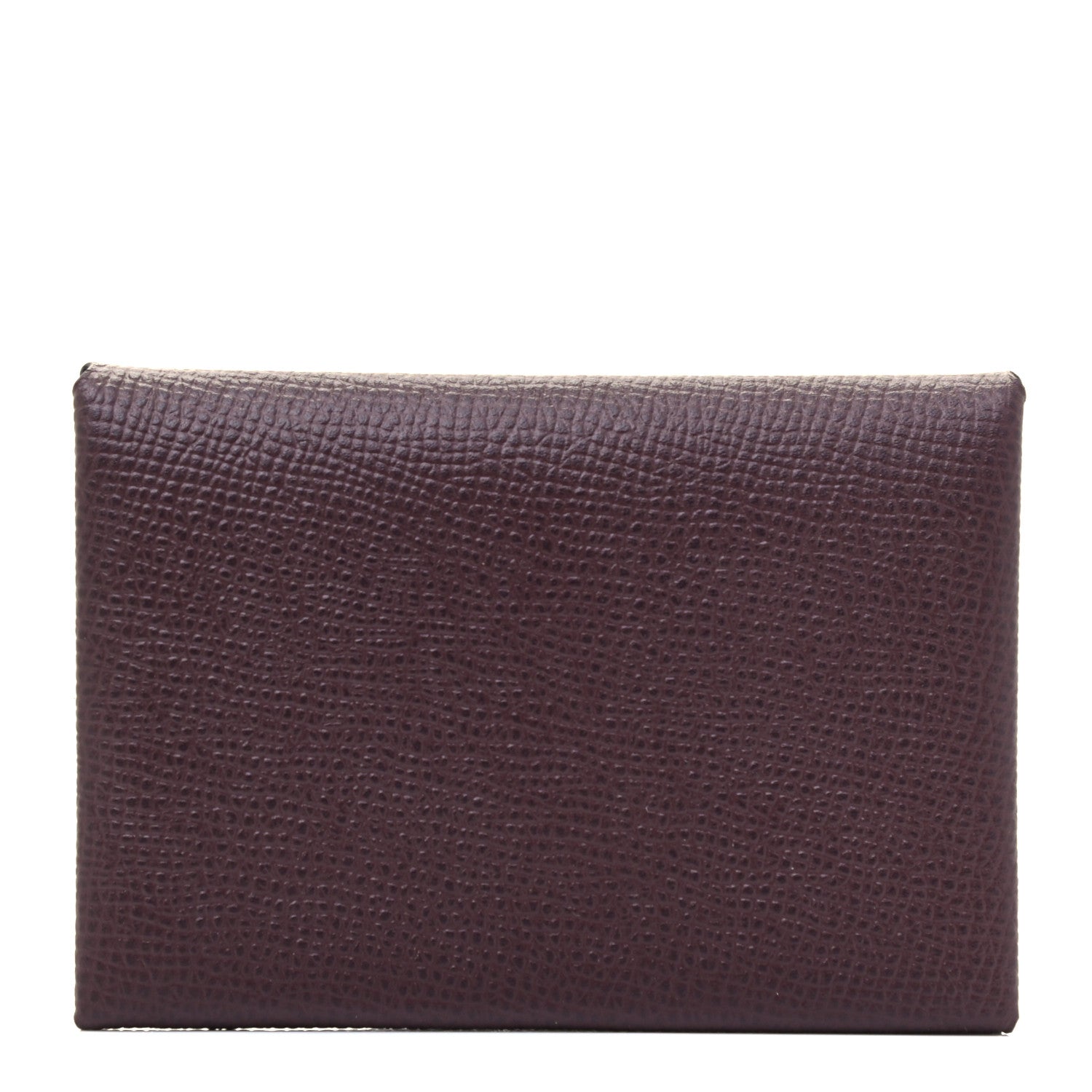 Hermes Epsom Verso Calvi Duo Card Case Rouge Sellier Framboise 1 of 4