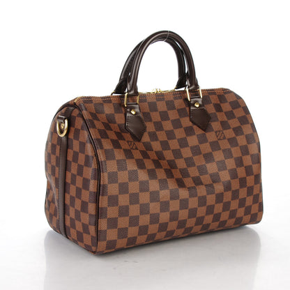 Louis Vuitton Damier Ebene Speedy Bandouliere 30 3 of 7