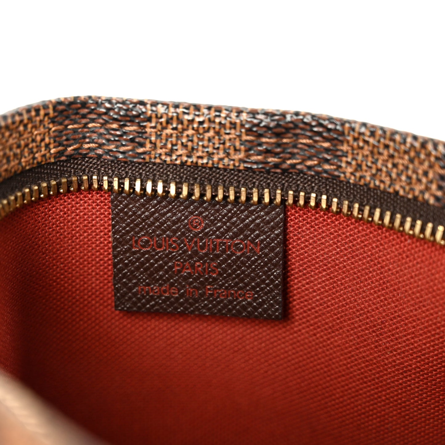 Damier Ebene Trousse Make Up Bag Pochette
