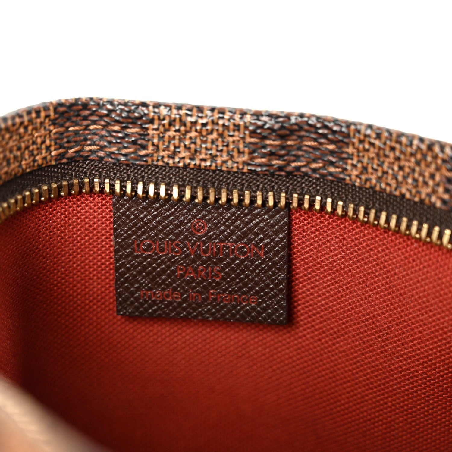 Louis Vuitton Damier Ebene Trousse Make Up Bag Pochette 6 of 10