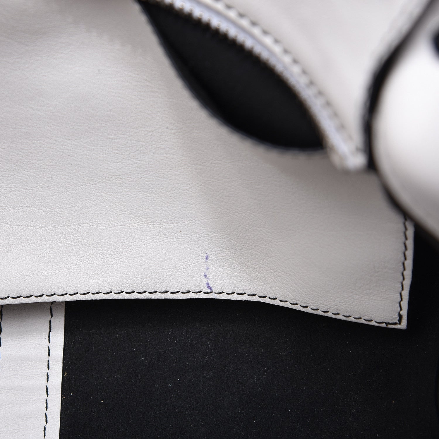 Proenza Schouler Calfskin Curl Satchel Optic White 10 of 12