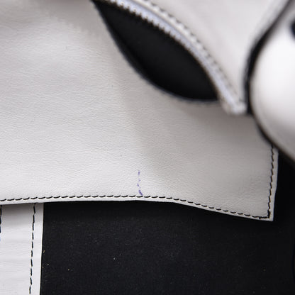 Proenza Schouler Calfskin Curl Satchel Optic White 10 of 12