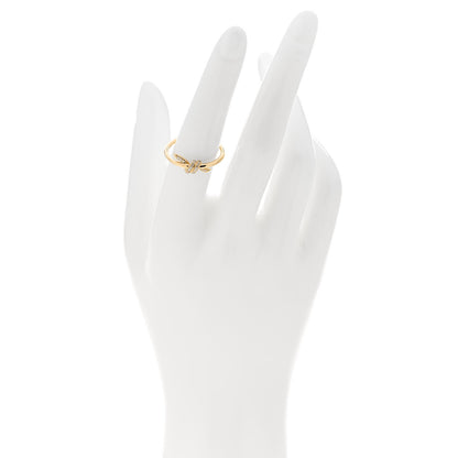 Tiffany 18K Yellow Gold Diamond Small Knot Ring 54 6.75 2 of 5