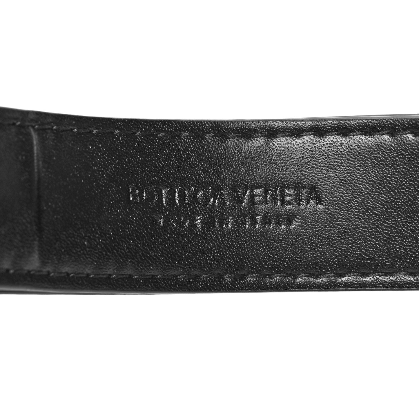 Nappa Maxi Intreccio The Belt Cassette Bag Black