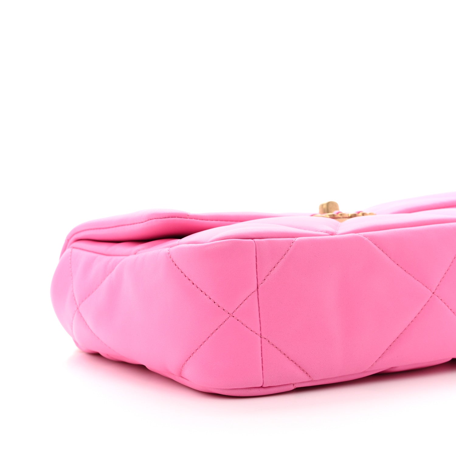 Chanel Lambskin Quilted Medium Chanel 19 Flap Pink 9 of 10