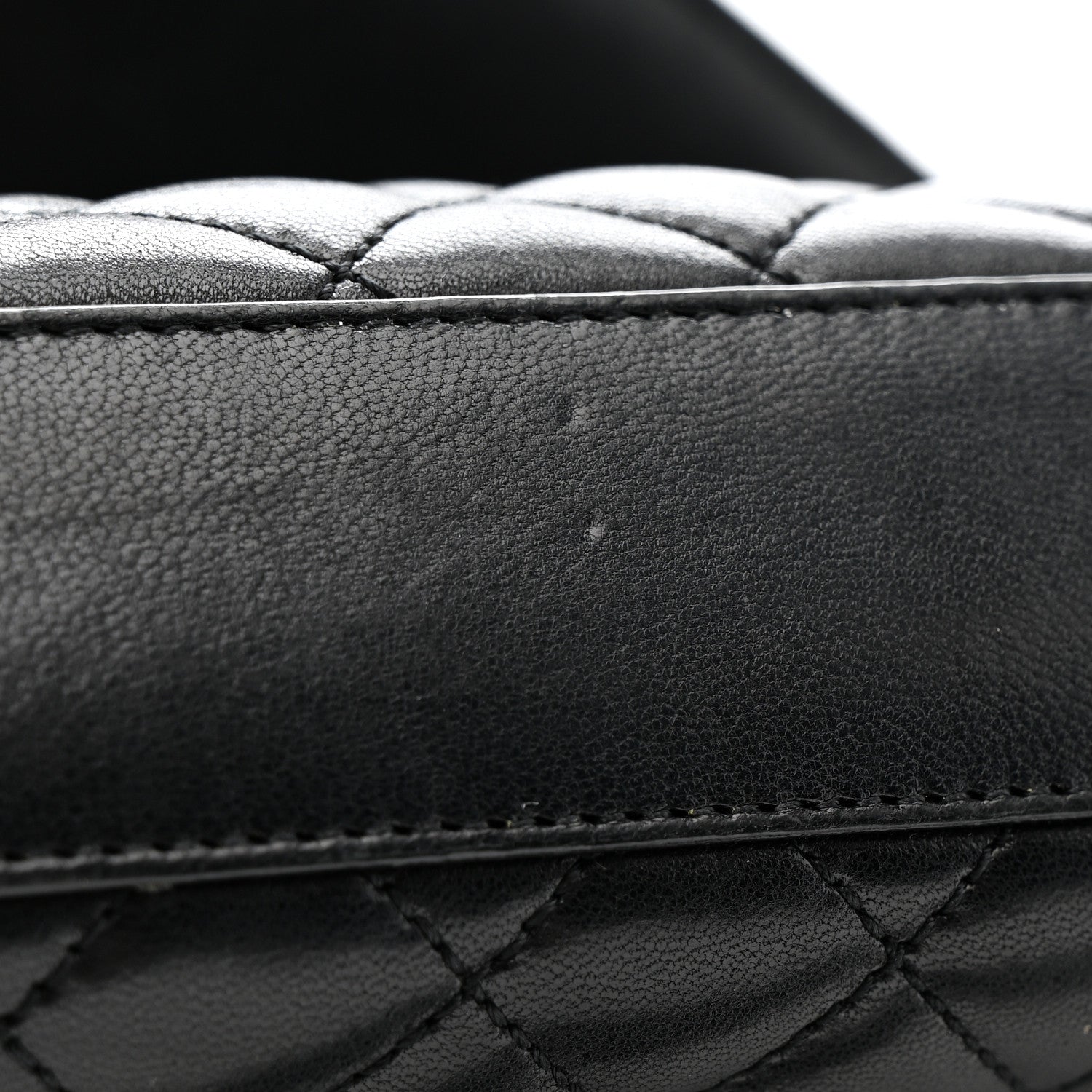 Saint Laurent Lambskin Mixed Matelasse Triquilt Small Monogram Satchel Black 15 of 22