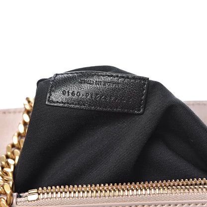 Saint Laurent Calfskin Y Quilted Monogram Medium Loulou Chain Satchel Light Natural 7 of 10