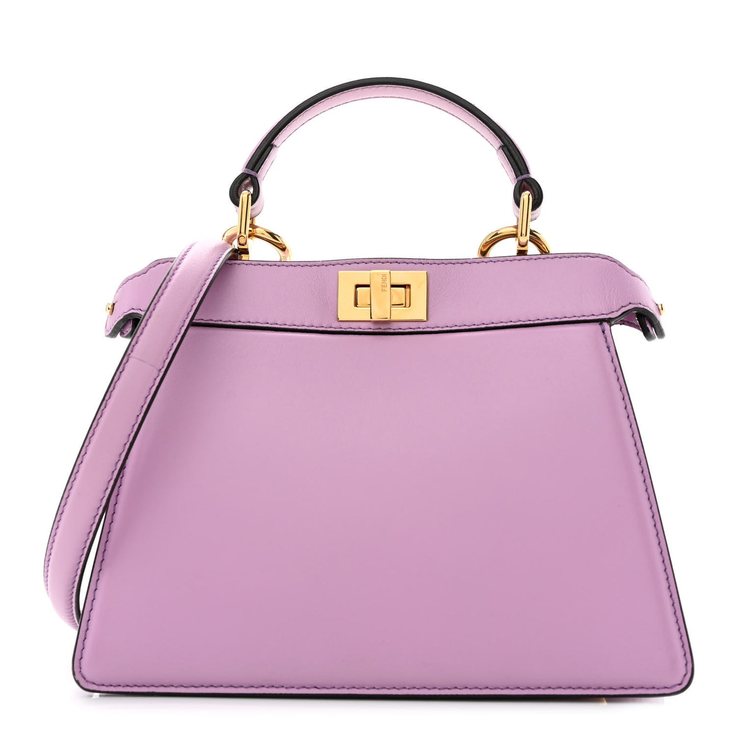 Shiny Nappa Petite Peekaboo I SEE U Satchel Violetta