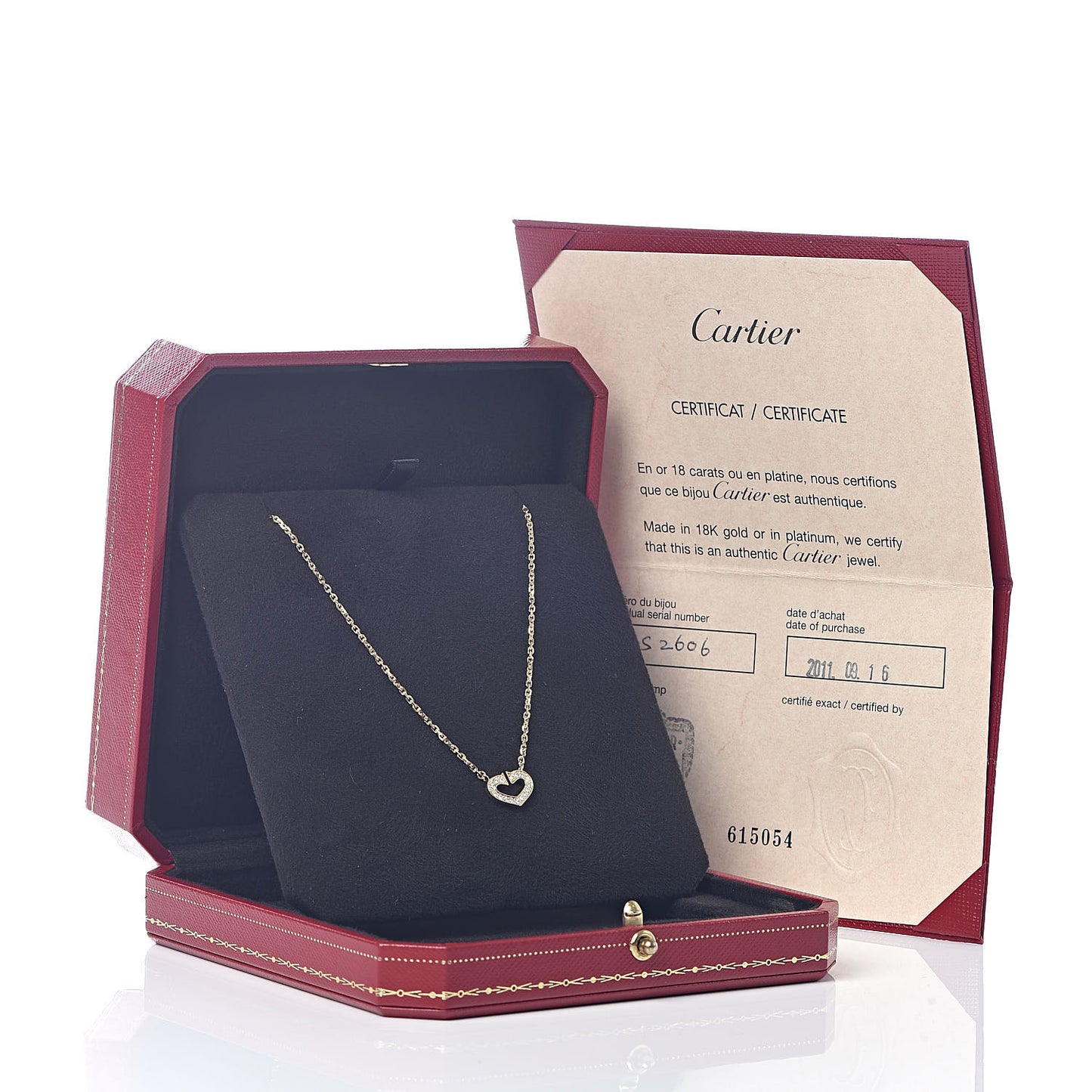 18K Yellow Gold Diamond Hearts And Symbols Pendant Necklace