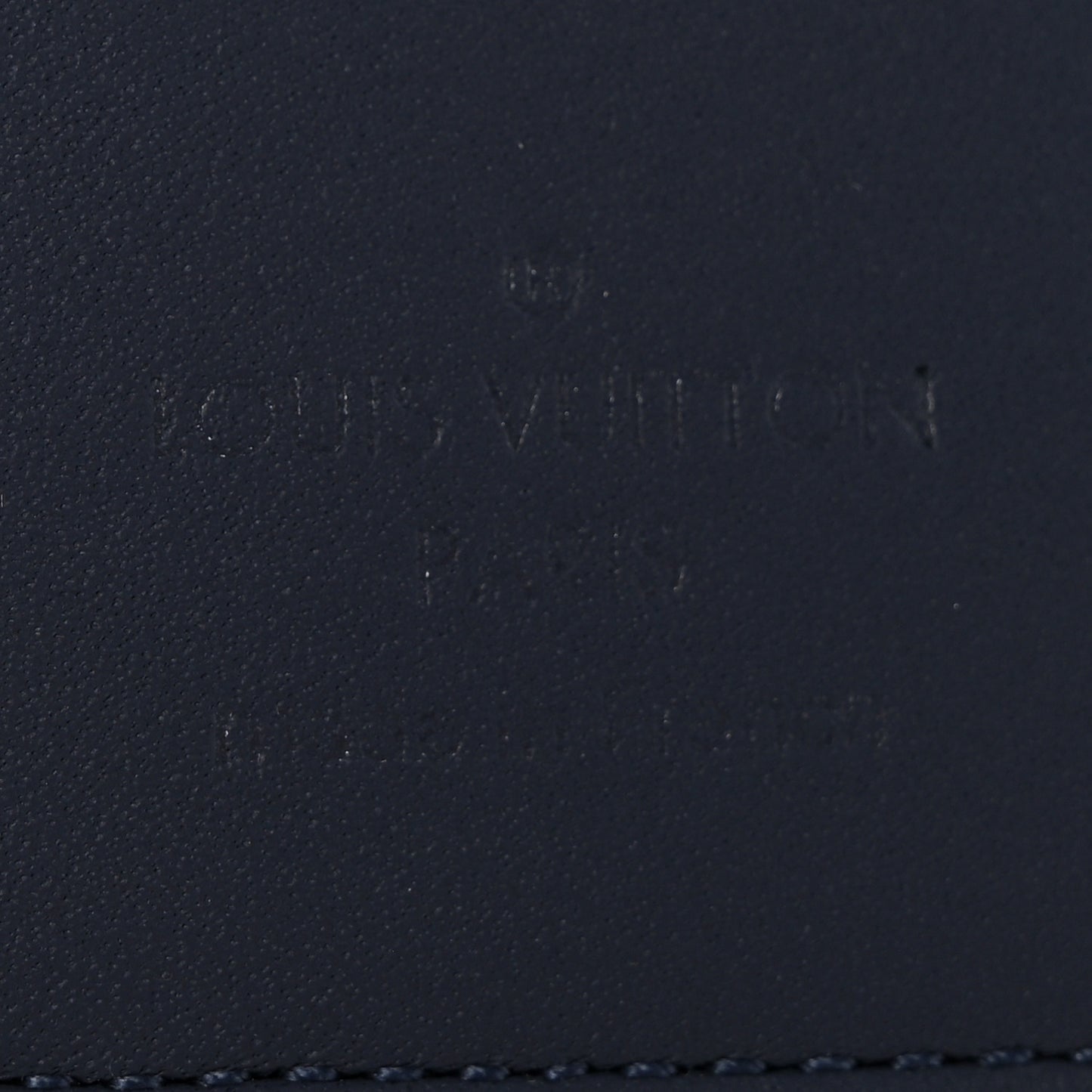 Calfskin Monogram Shadow Pocket Organizer Blue