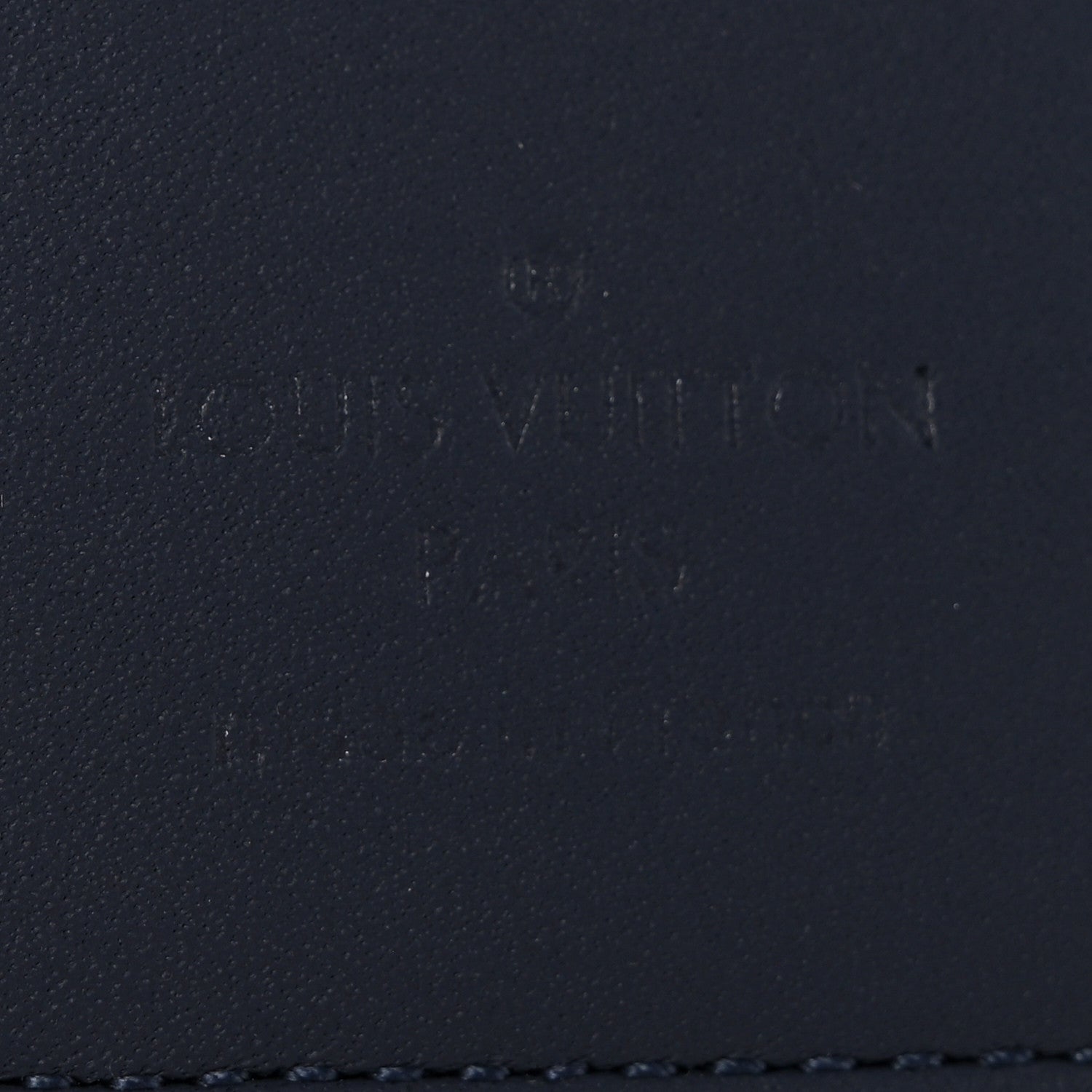 Louis Vuitton Calfskin Monogram Shadow Pocket Organizer Blue 6 of 7