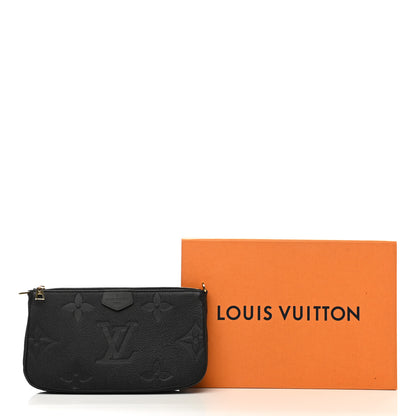 Louis Vuitton Empreinte Monogram Giant Multi Pochette Accessories Large Pochette Black 7 of 7
