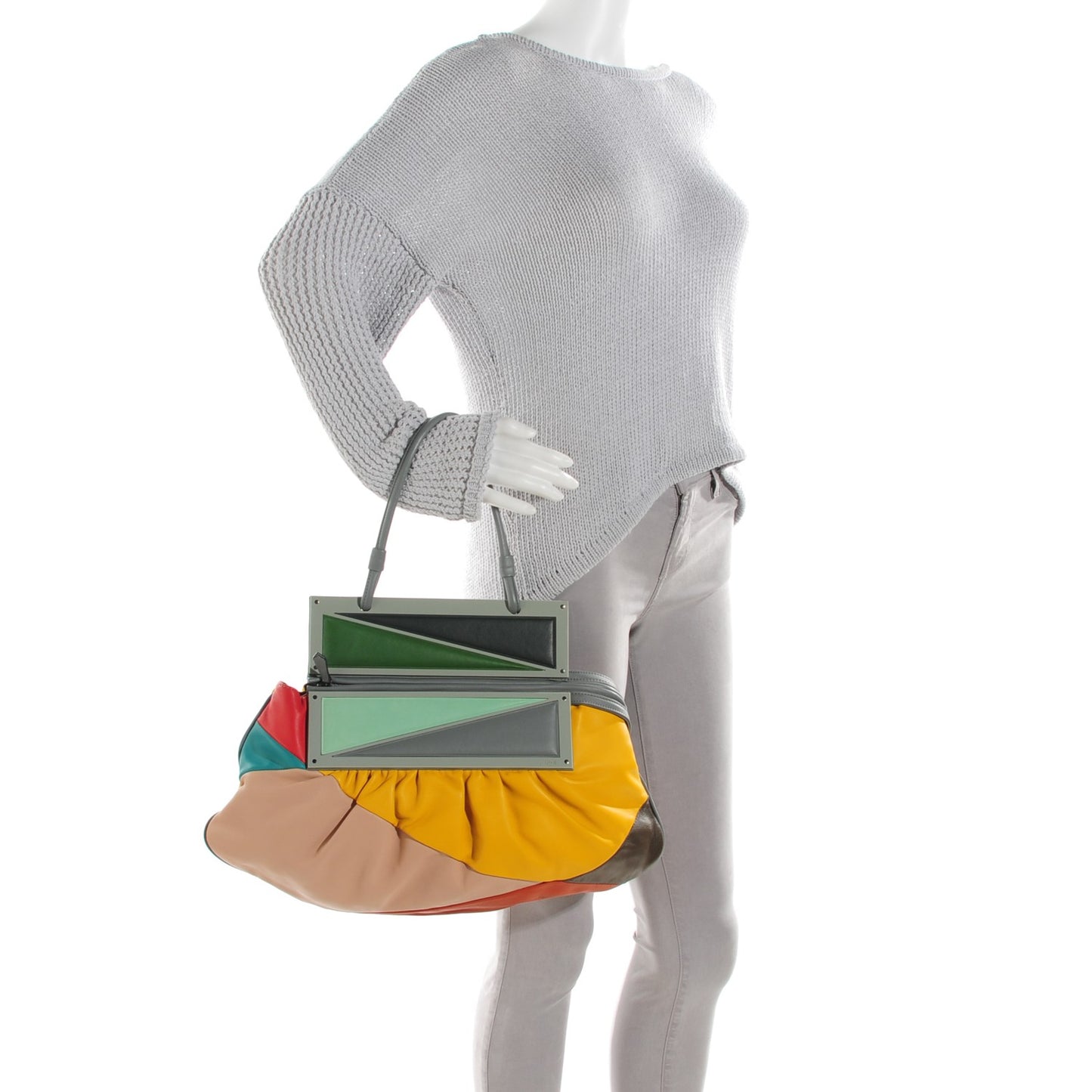 Nappa To You Convertible Clutch Multicolor