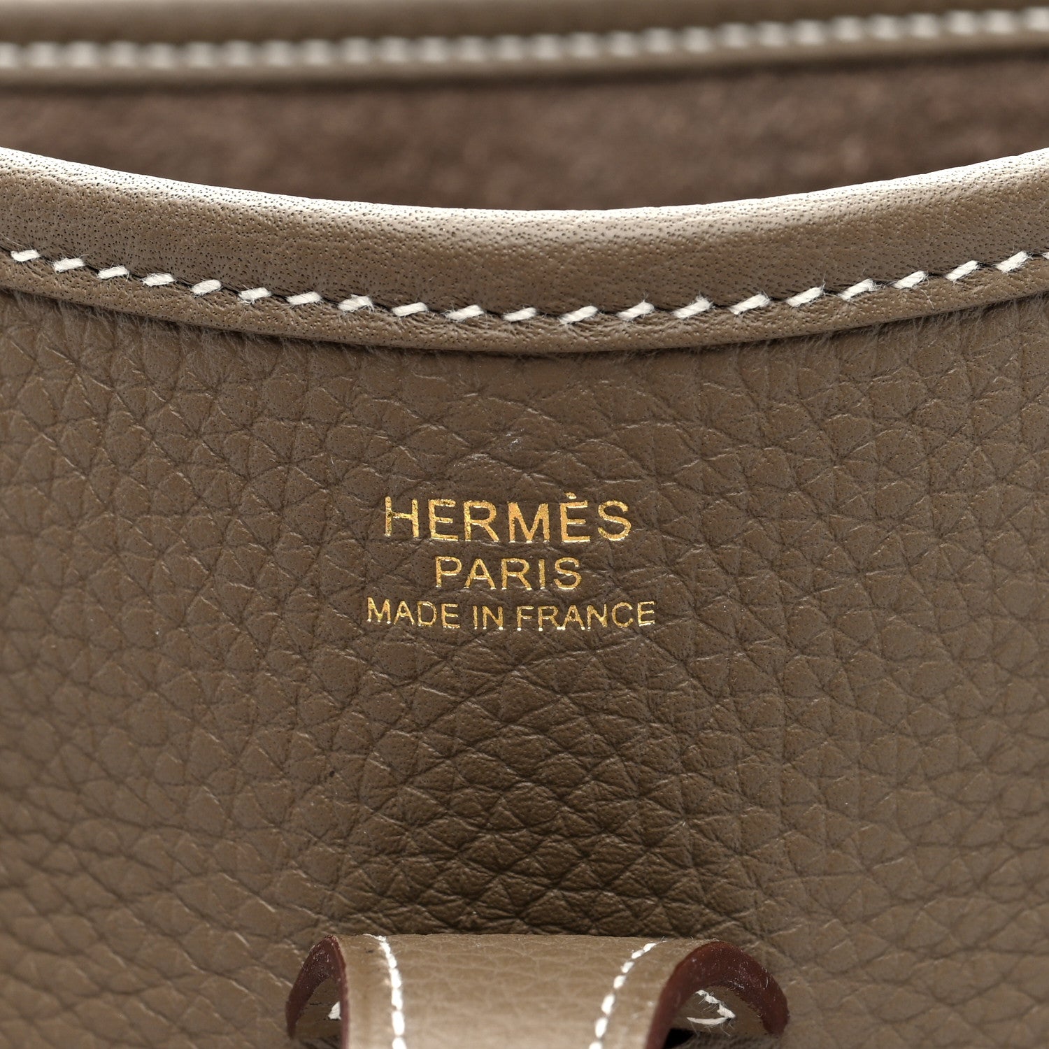 Hermes Taurillon Clemence EVELYNE III PM Etoupe 6 of 11