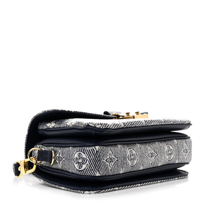Louis Vuitton Monoglam Pochette Metis East West Blue 4 of 10