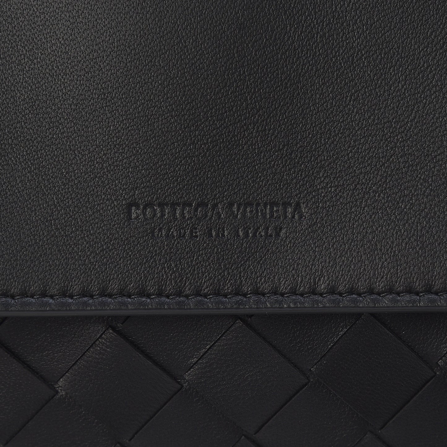 Nappa Intrecciato Belt Bag Black