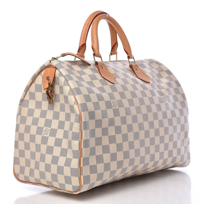 Louis Vuitton Damier Azur Speedy 35 3 of 10